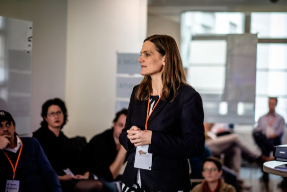 Petra Rahn von Joblinge beim openTransfer CAMP Frankfurt 2014