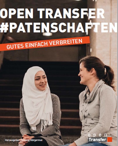 Das Cover des E-Books. Zwei Frauen sitzen sich gegenüber und lachen sich an.