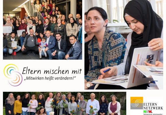 Fotocollage Eltern mischen mit / Elternnetzwerk NRW